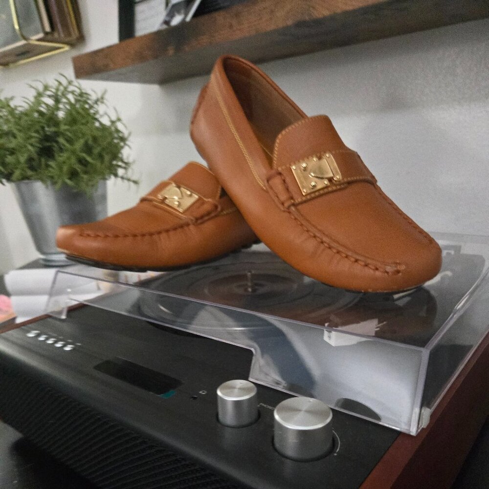 Louis Vuitton leather loafers